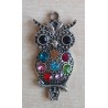 Anhänger Eule mit Strass