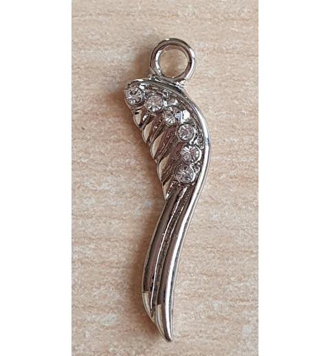 Anhänger Flügel mit Strass