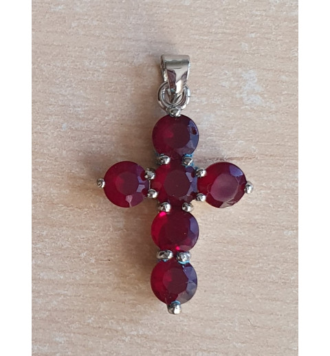 Anhänger Kreuz rot