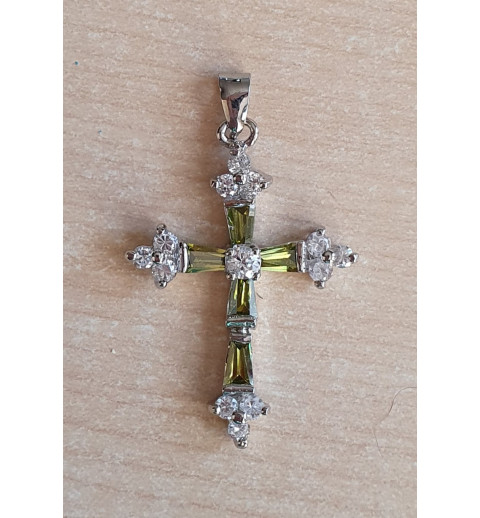 Anhänger Kreuz grün