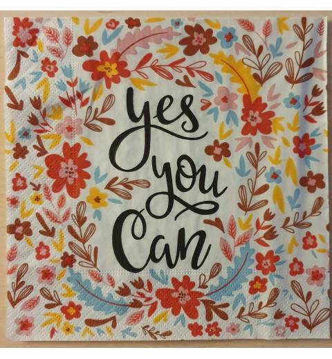 Servietten Yes you can