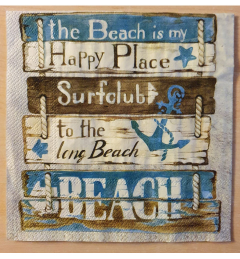 Servietten The Beach is my