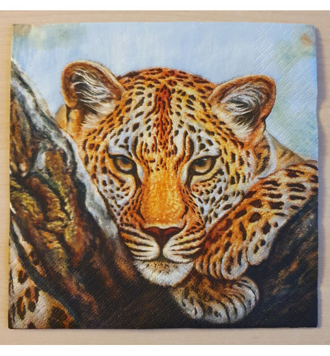 Servietten Leopard