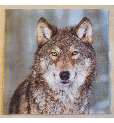 Servietten Wolf