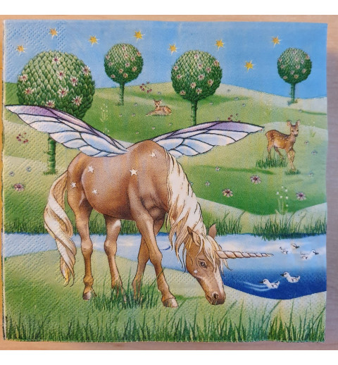Servietten Einhorn