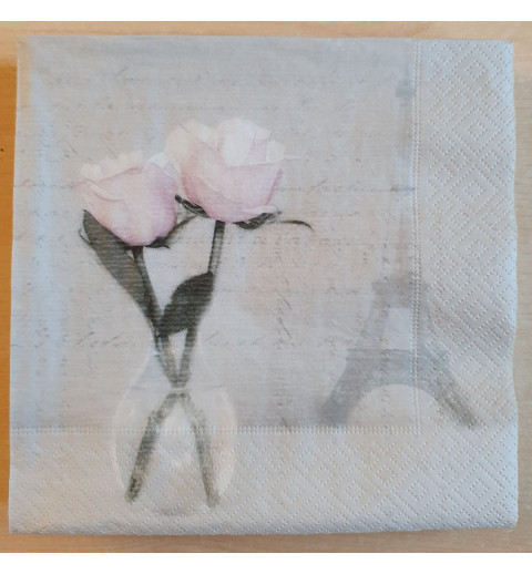 Servietten Rosen