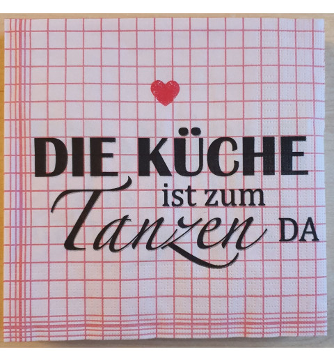 Servietten Die Küche ist...