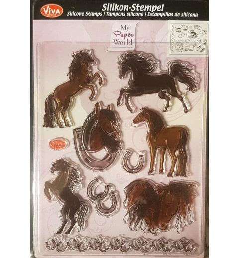 Clear-Stamps Pferde