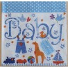 Servietten Baby blau