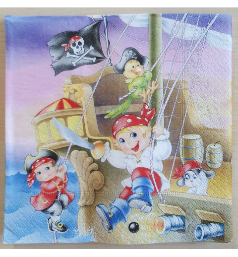 Servietten Piraten
