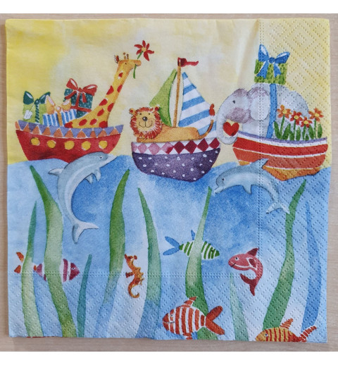 Servietten Arche Noah