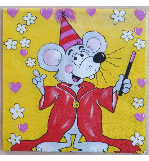 Servietten Zaubermaus