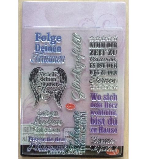 Clear-Stamps Sprüche 1