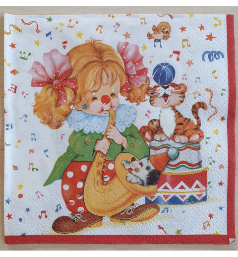 Servietten Clown