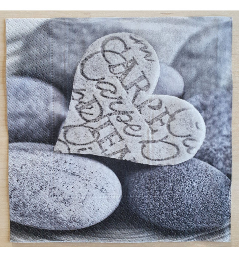 Servietten Steine Carpe Diem
