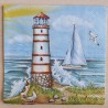 Servietten Leuchtturm/Boot