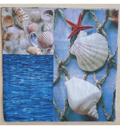 Servietten Muscheln