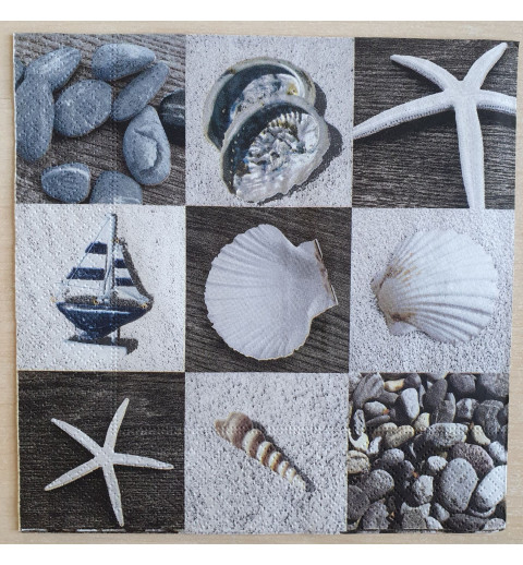 Servietten Muscheln