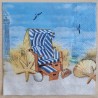 Servietten Strandkorb