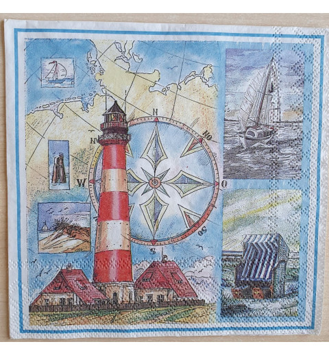 Servietten Leuchtturm