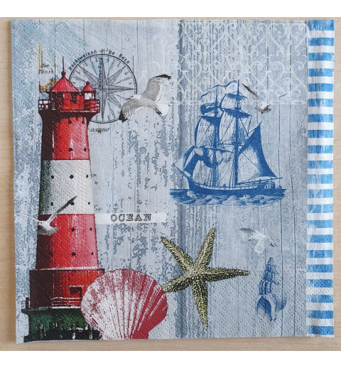 Servietten Leuchtturm
