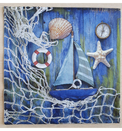 Servietten Schiff/Netz