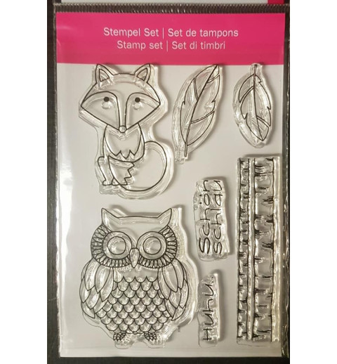Clear-Stamps Fuchs/Eule