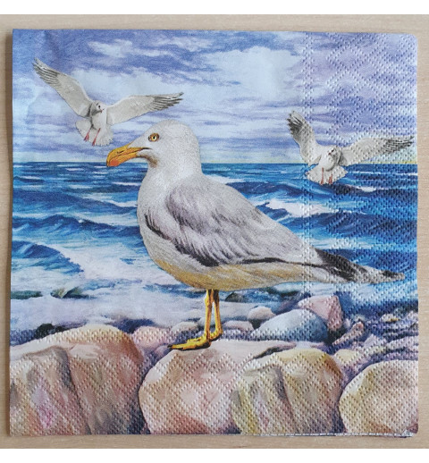 Servietten Möwe