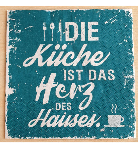 Servietten Die Küche ist das......