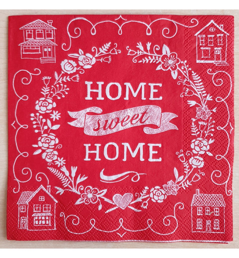 Servietten Home sweet Home