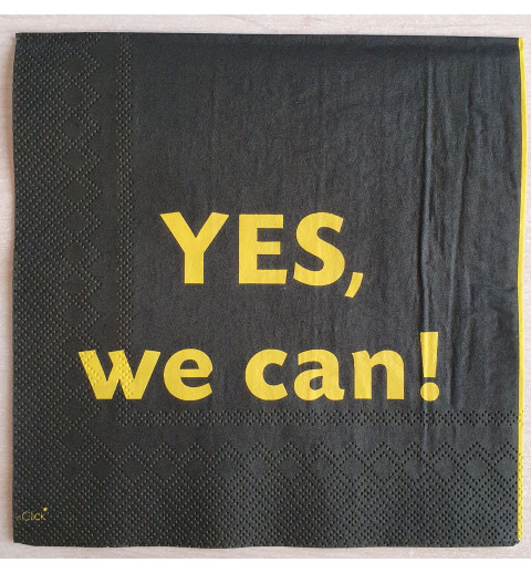 Servietten Yes we can