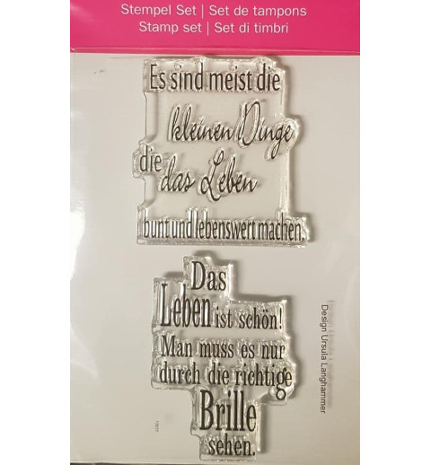 Clear-Stamps Sprüche Leben