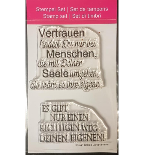 Clear-Stamps Sprüche Weisheit 1