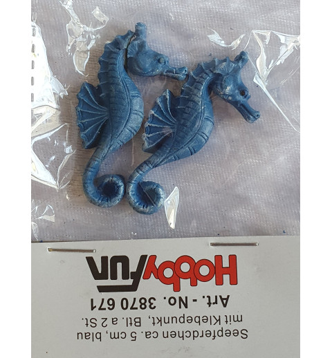 Seepferdchen blau
