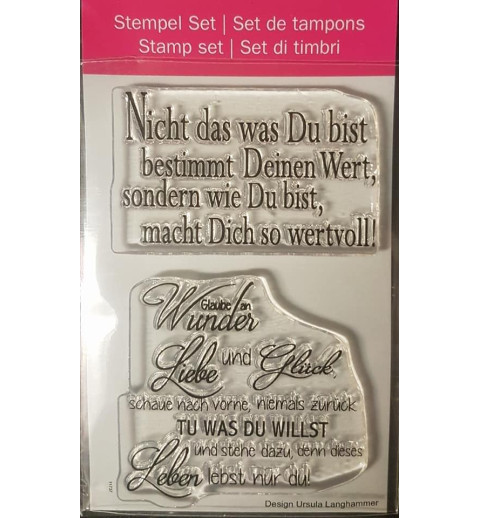 Clear-Stamps Sprüche Weisheit 3