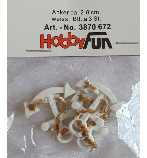 Anker Polyresin weiss