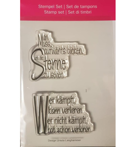 Clear-Stamps Sprüche Weisheit 4