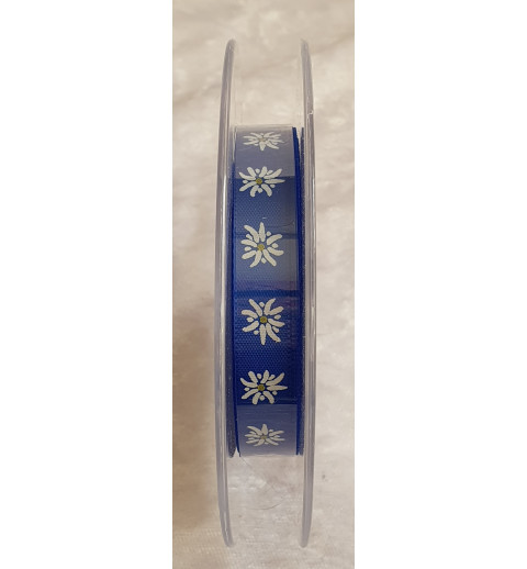 Dekoband Edelweiss blau