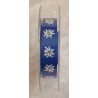 Dekoband Edelweiss blau