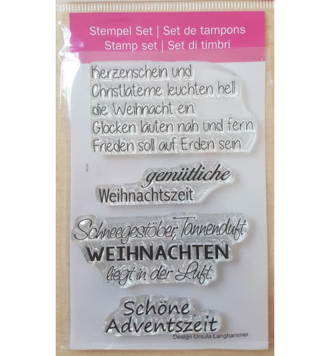 Clear-Stamps Weihnachtssprüche 1