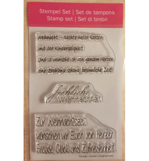 Clear-Stamps Weihnachtssprüchen 3
