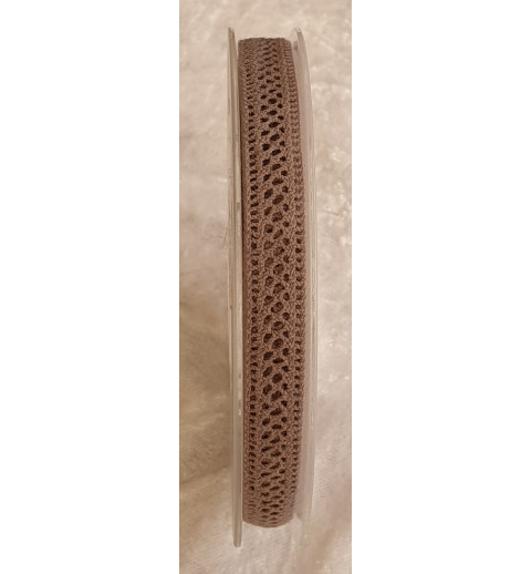 Spitzenband taupe