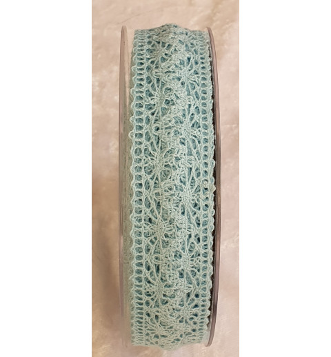 Spitzenband aqua