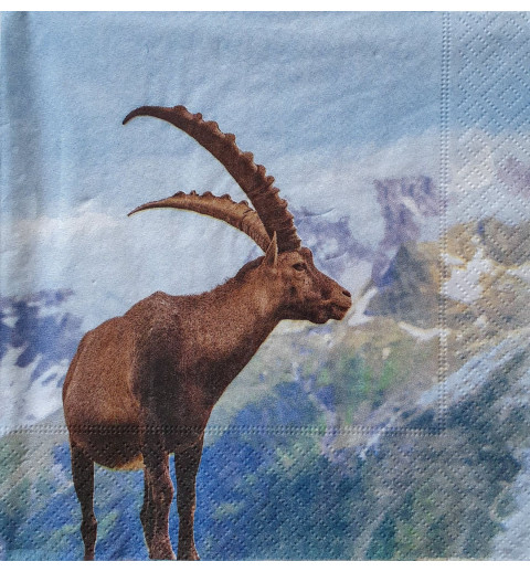 Servietten Steinbock