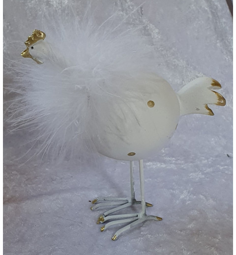 Huhn Metall/Gips