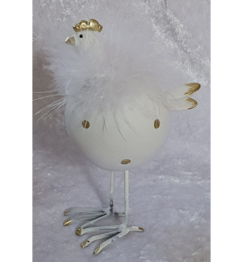 Huhn Metall/Gips
