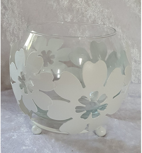 Teelicht Metall/Glas