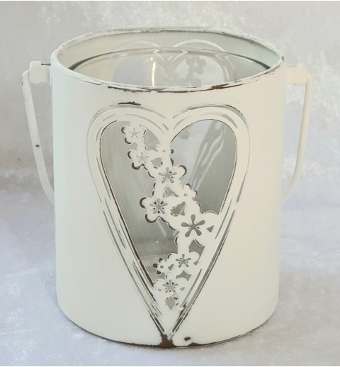 Teelicht mit Glas