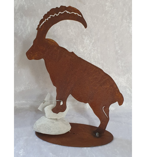 Metall Steinbock rost