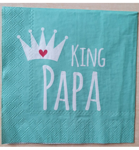 Servietten King Papa